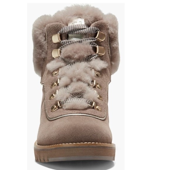 Cole Haan ZeroGrand Explore Upstate Waterproof Shearling Hiking Boot Size 10 NWT - Picture 6 of 14